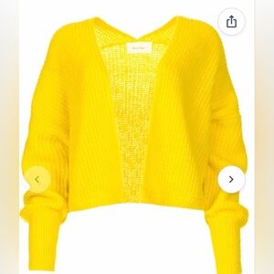 American Vintage brand East cardigan yellow sz XS/S  pristine condition $230